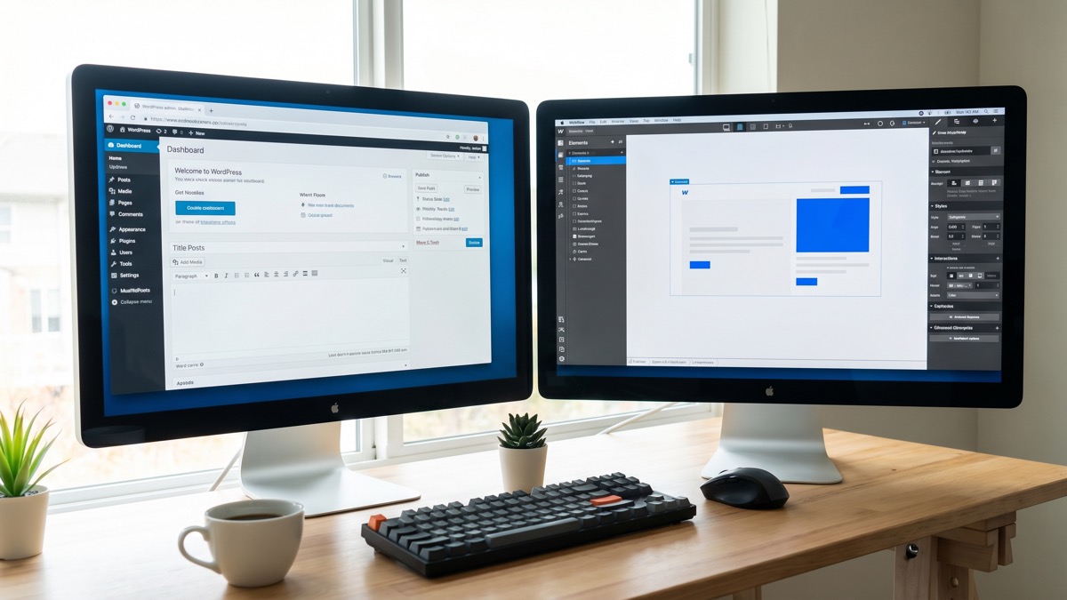 WordPress vs Webflow: Welches CMS passt zu Ihrem KMU?